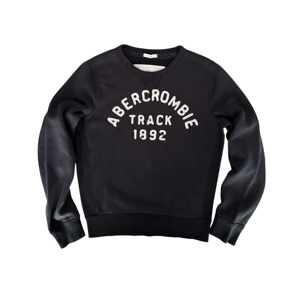 Abercrombie & Fitch Track Sweatshirt S Muscle Pullover Size Small Y2K Vintage